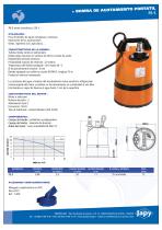 Bomba de agotamiento portatil: PE-S