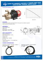 Bomba de corriente continua a turbina: G170C2 - 1