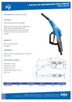 Pistola de distribucion automatico para ADBLUE: TOPW2-ADBLUE