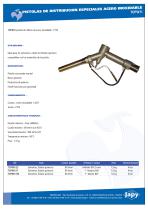 Pistola de relleno de acero inoxidable-PTFE: TOPW1i