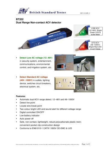 DUAL RANGE ACV DETECTOR