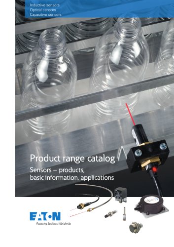 Product range catalog  Sensors products, basic information, applications