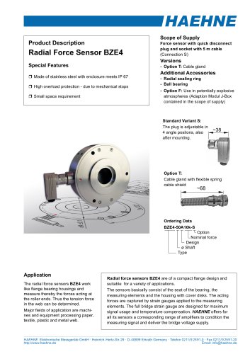 BZE4 - Solutions for large forces