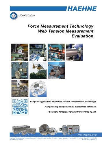 Force Measurement Special Solutions