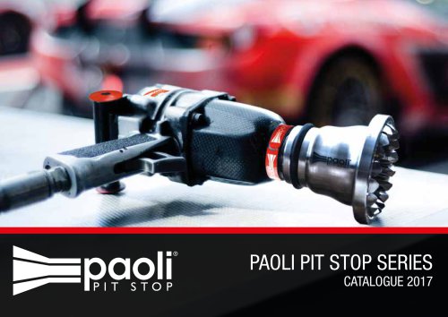 PAOLI PIT STOP SERIES CATALOGUE 2017