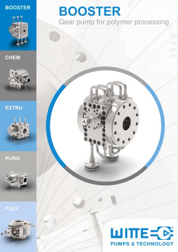 BOOSTER Gear pump for polymer processing