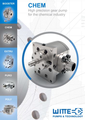 CHEM Gear pump for chemical industries