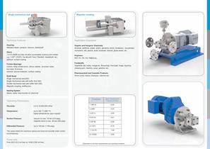 CHEM MINI - Gear Pump for finest metering