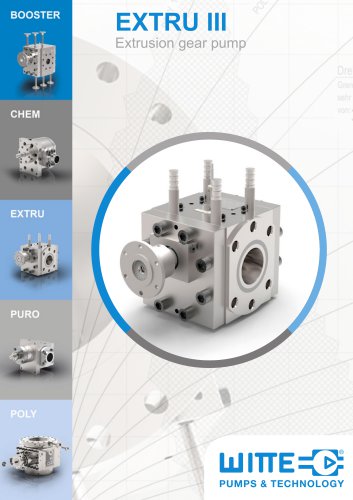 EXTRU III Extrusion gear pump