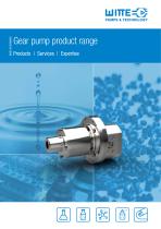 Gear pump product range