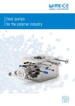 Pump solution for polymer processing and extrusion tasks