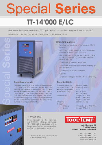 Special Series TT-14000 E/LC