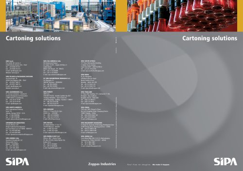 Cartoning solutions