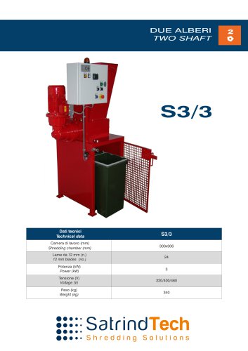 2 shaft shredder S3