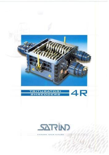 4 Shaft Shredders mod. 4R 400 HP