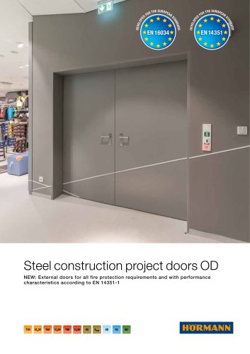 Steel construction project doors OD