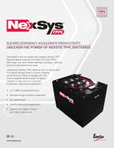 ELEVATE EFFICIENCY. ACCELERATE PRODUCTIVITY. UNLEASH THE POWER OF NEXSYS®  TPPL BATTERIES.