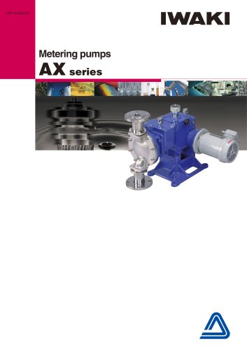 Hydraulic diaphragm metering pumps AX series