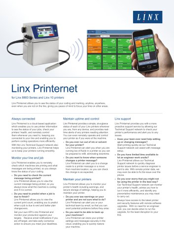 Linx Printernet