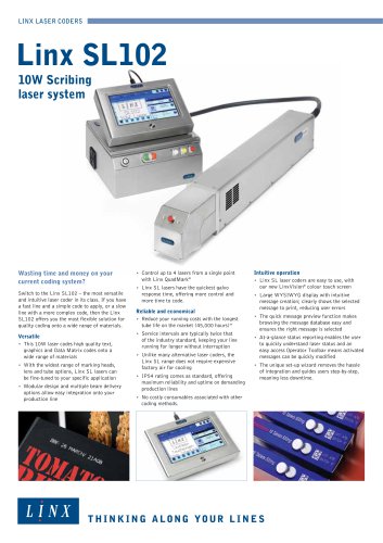 Linx SL102 laser coder