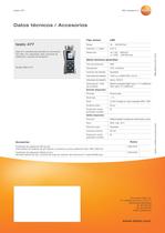 Estroboscopio de LEDs portátil - testo 477 - 2
