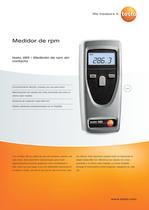 Medición de rpm sin contacto - testo 465 - 1