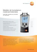 Medidor de humedad en maderas/materiales - testo 606