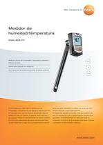 Medidor de humedad/temperatura - testo 605-H1 - 1