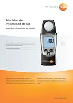 Medidor de intensidad de luz - testo 540