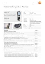 Medidor de temperatura (1 canal) - testo 110 - 2