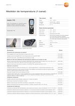 Medidor de temperatura (1 canal) - testo 110 - 2