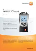 Termómetro por infrarrojos (2 canales) - testo 810 - 1