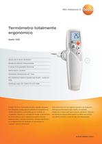 Termómetro totalmente ergonómico - testo 105 - 1