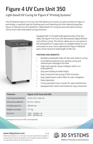 Figure 4 UV Cure Unit 350