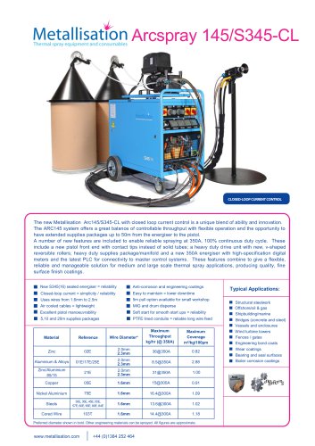 Arcspray 145/S345-CL