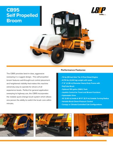 CB95 Self Propelled Broom