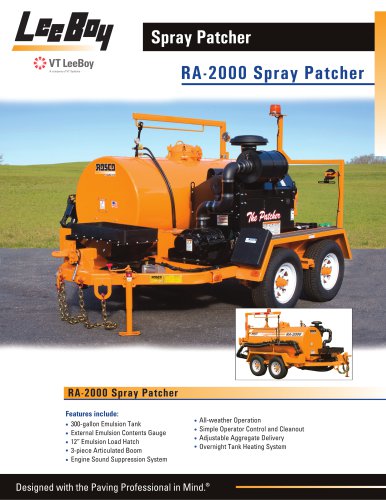 RA-2000:Pothole Patcher