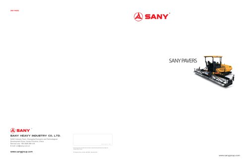 2016 SANY PAVERS