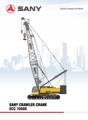 SANY SCC1500D Crawler Crane