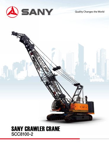 SANY SCC8100-2 81TONS CRAWLER CRANE