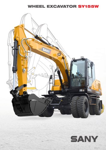 SANY SY155 Weel Excavator