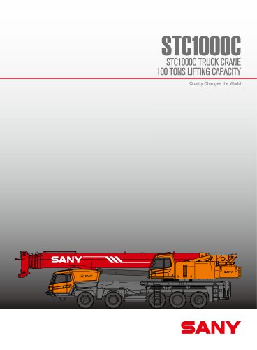 STC1000C 100TON TRUCK MOUNTED CRANE