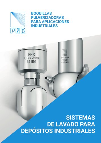 CATÁLOGO - SISTEMAS DE LAVADO PARA DEPÓSITOS INDUSTRIALES