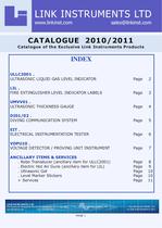 LINK INSTRUMENTS LTD Catalogue - 1