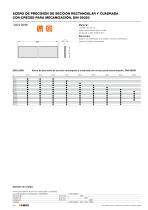 Catálogo PDF (Placas de acero y aluminio Aceros planos y de sección cuadras y para herramientas) - 9