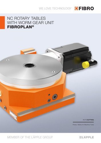 FIBROPLAN  Carefully classified according to style, size and performance data, enabling optimum unit selection