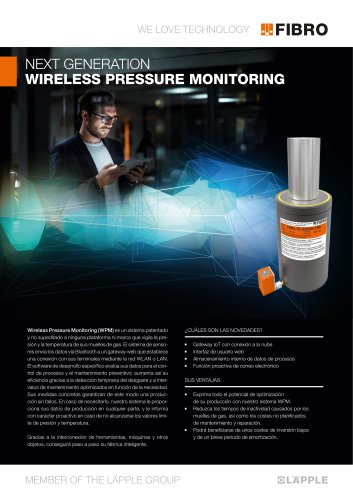 NEXT GENERATION WIRELESS PRESSURE MONITORING