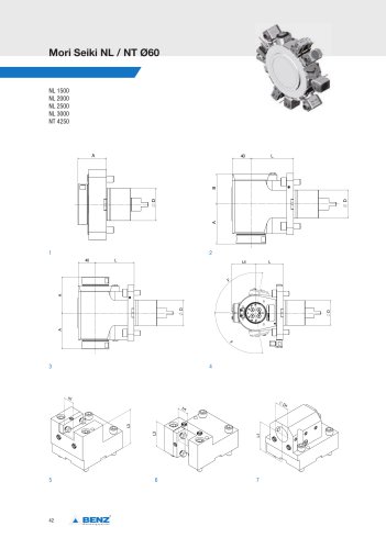 Product sheet: Live tools and static holders for Mori Seiki