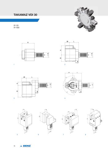 Product sheet: Live tools and static holders for TAKAMAZ