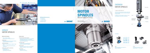 Product sheet: Motor Spindles